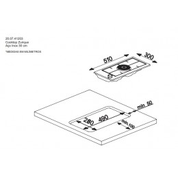 Cooktop Dominó Zurique Aço Inox 30cm - Debacco